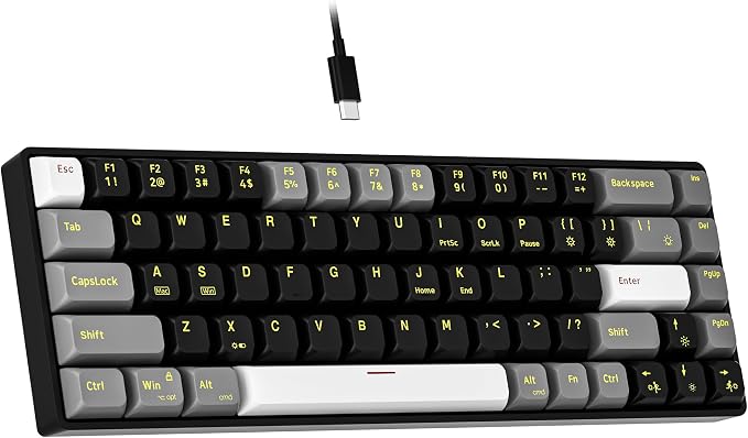 Black/White/Grey Keycaps