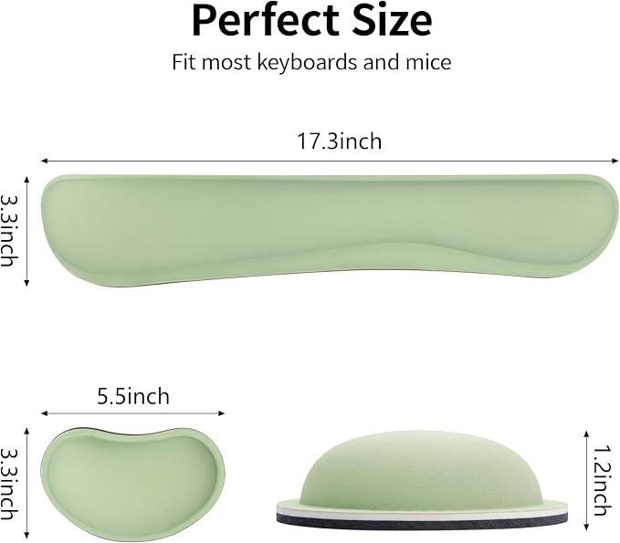 Green - 2 Wrist Rest
