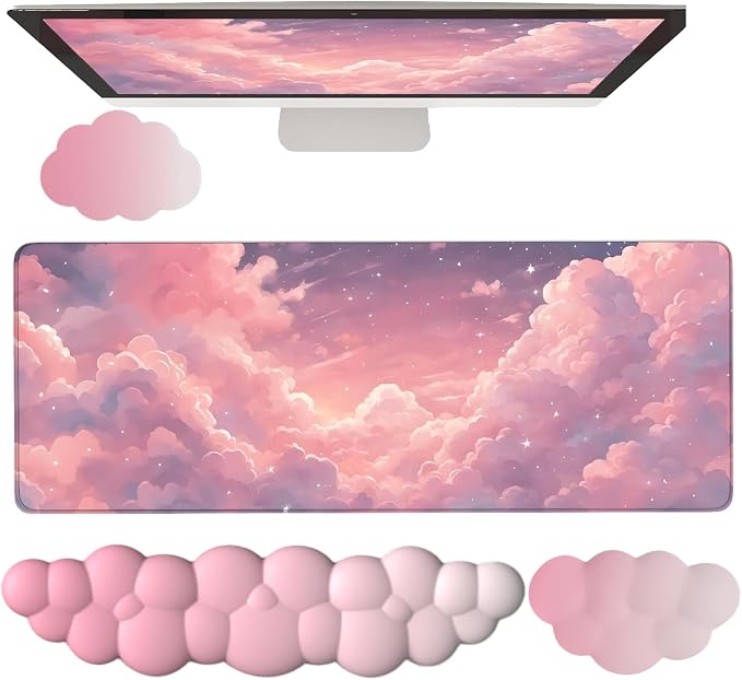 4pcs Pink Cloud
