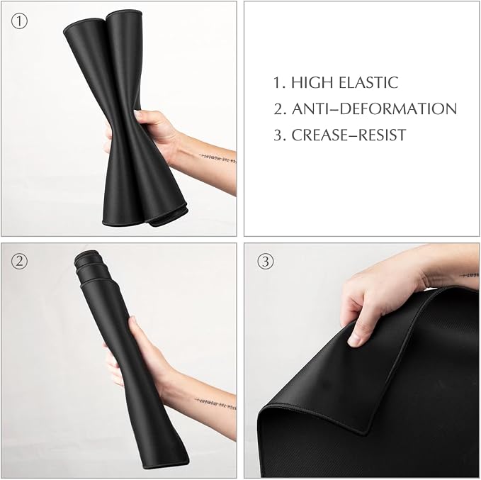 Black Stitched Edges