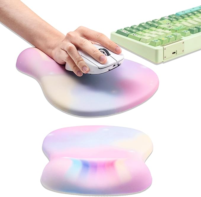 Multi pink mouse wrist rest