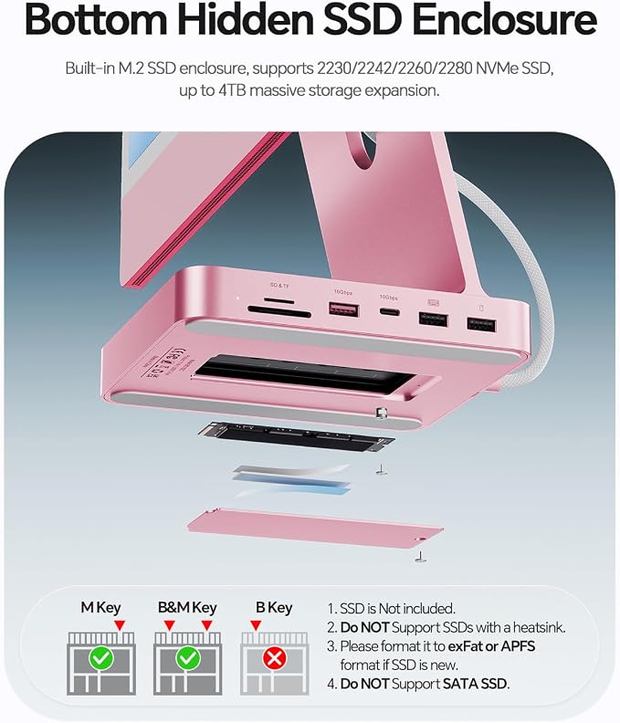 iMac Dock- Pink