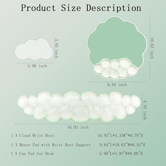 3pcs Gel Green