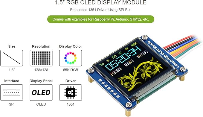 1.5inch RGB OLED Module