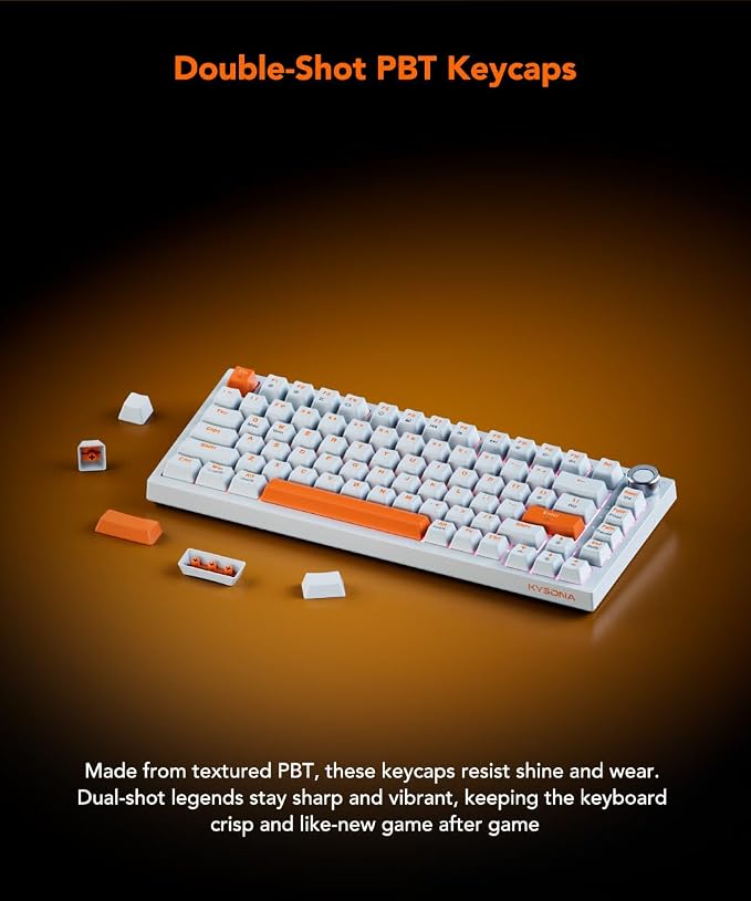 White to Orange Gradient