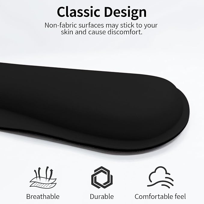 Black - 2 Wrist Rest