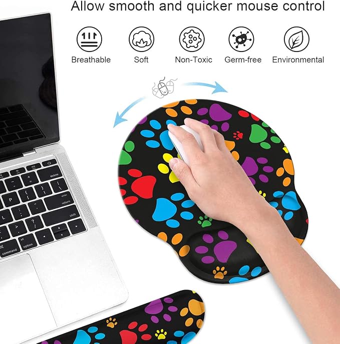 Multicolor Dog Paws