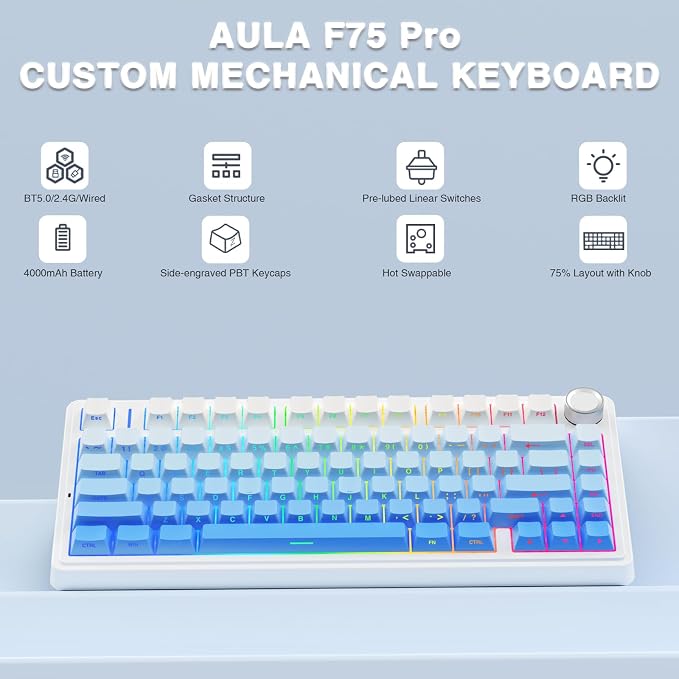 F75 Pro-Gradient Blue