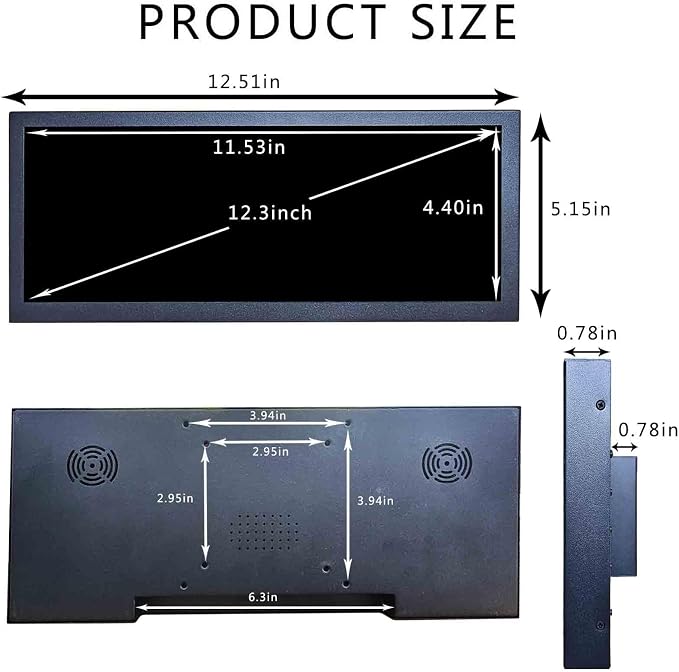 12.3'' Android Monitor