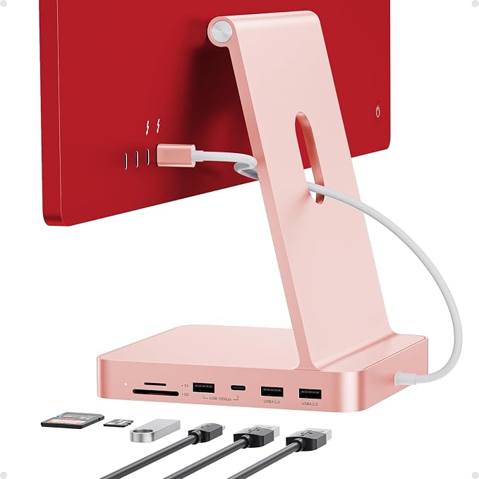 imac usb c hub-pink