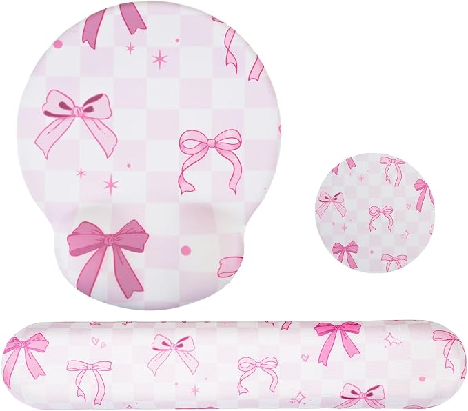 Pink Plaid Bow