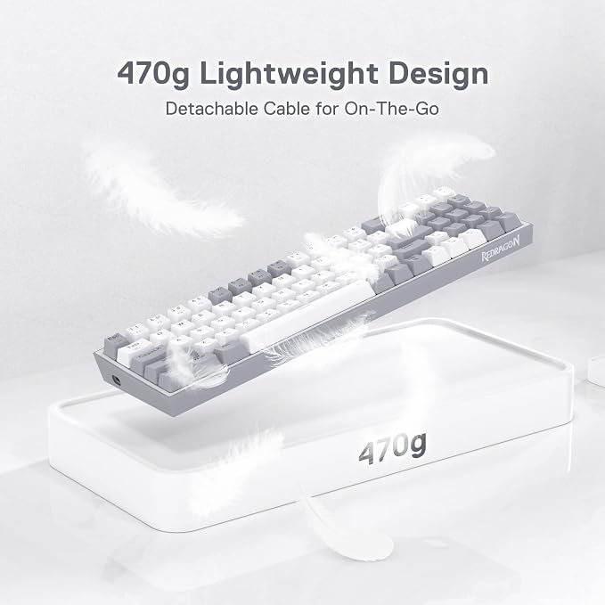 White & Grey 75% Wired