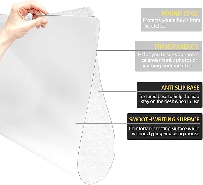 4pcs Clear Cloud White
