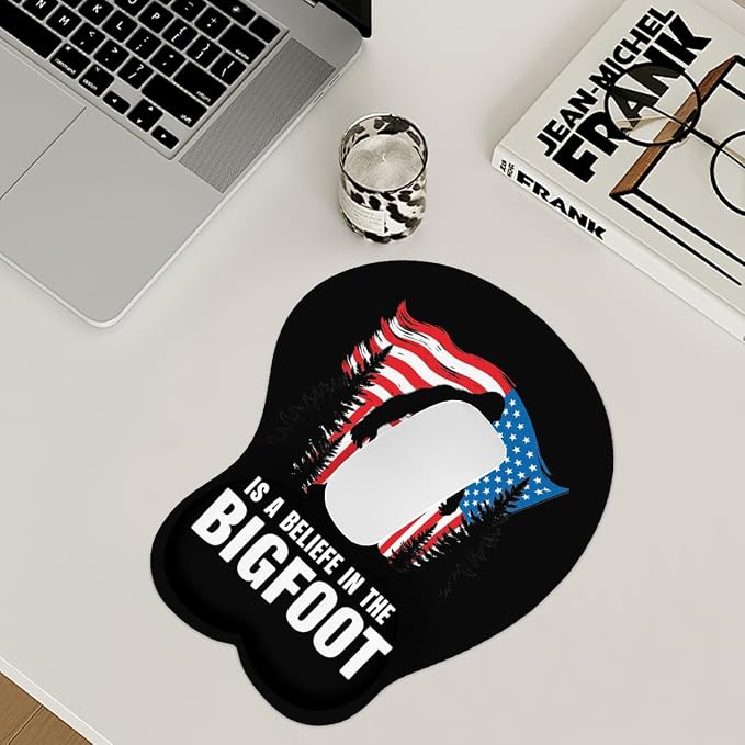 Believe in the Bigfoot America Flag Sasquatch 0