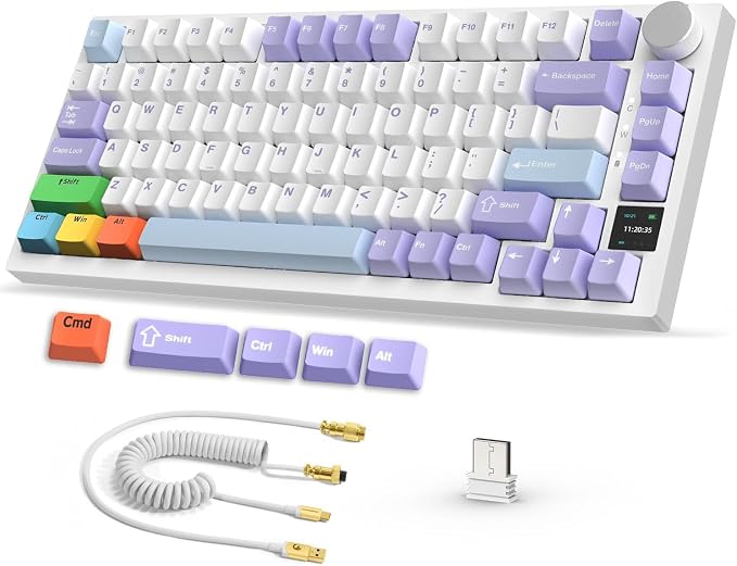 purple white blue-C02/flying fish switches