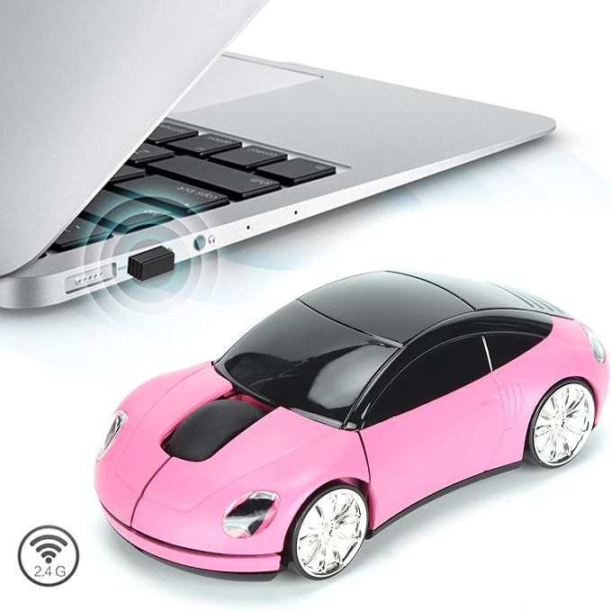 Car Shape Mouse(Pink)