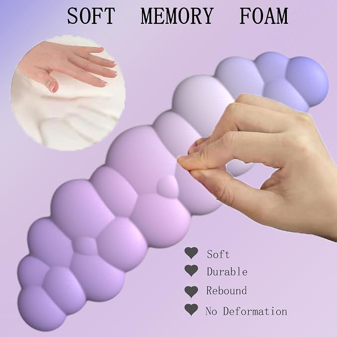 3pcs Silk Gradient Purple