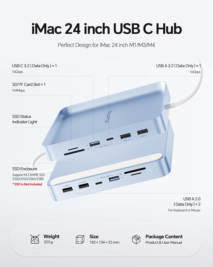 imac usb c hub-bule