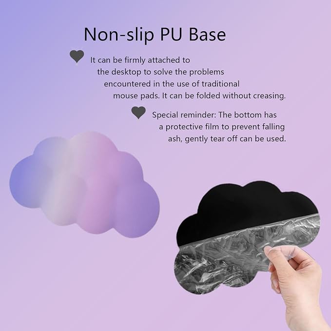 4pcs Purple Cloud