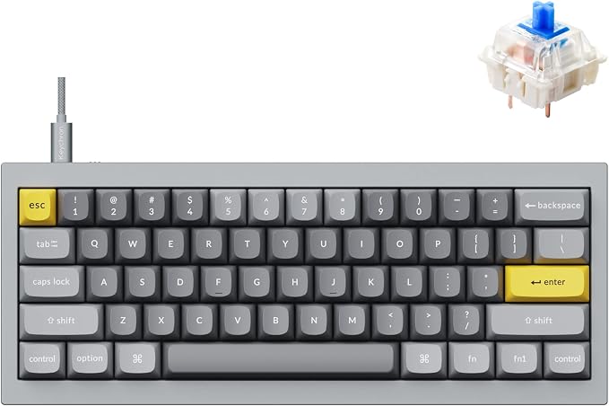 Gray (Gateron G Pro Blue Switch)