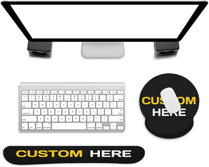 Wrist Support Mouse Pad + Keyboard Pad