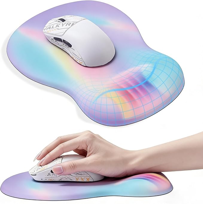Multi purple mouse wrist rest