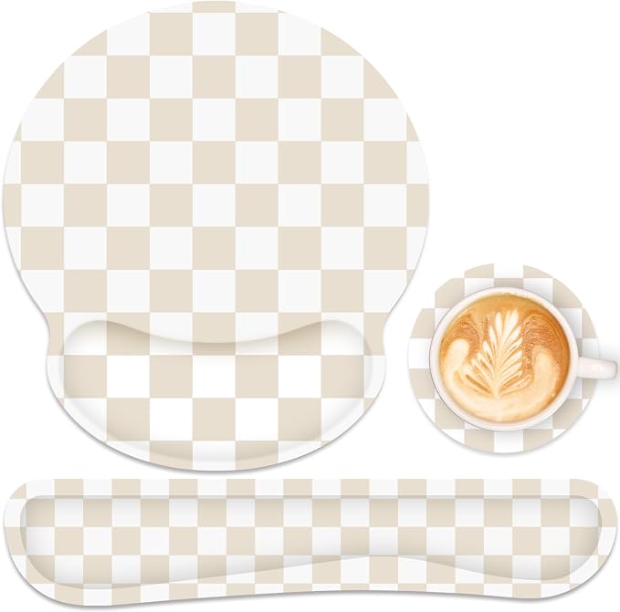 Beige Checkered