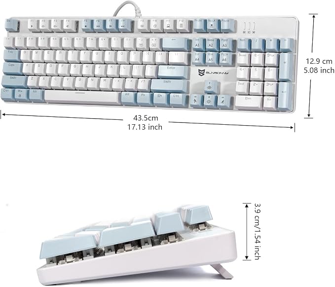 Brown switch blue&white Color
