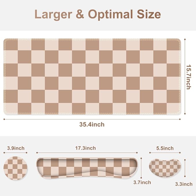 Beige Khaki Checkered
