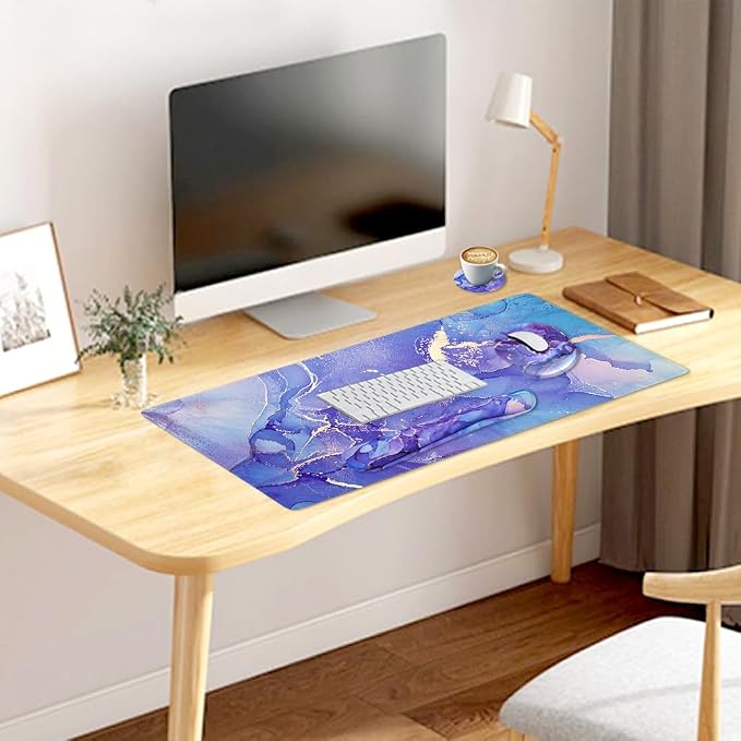 4 Pcs Purple Marble