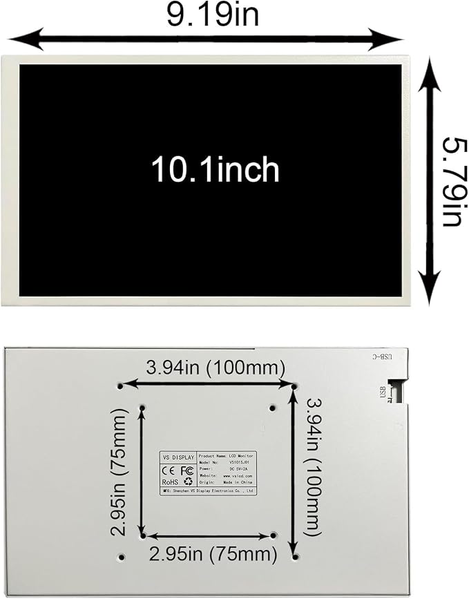 10.1'' White