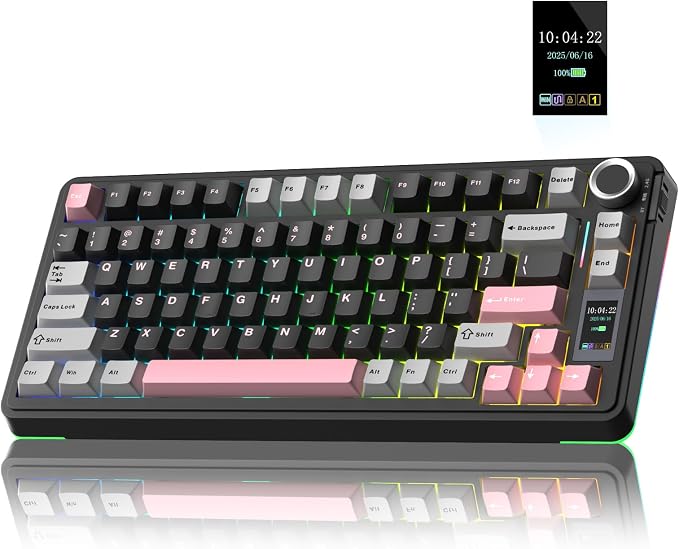 Black&Gray&Pink