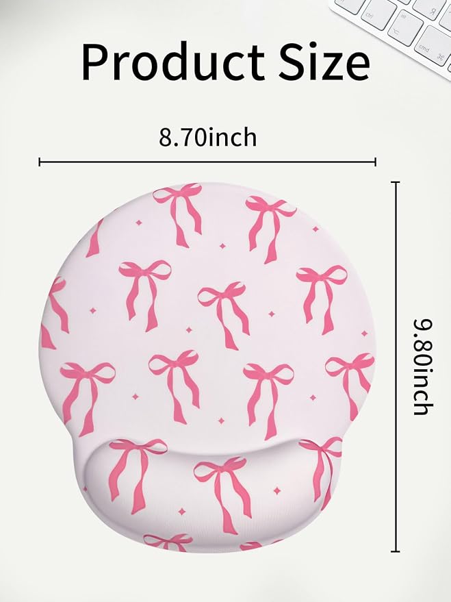 Pink Ribbon Bow Tie