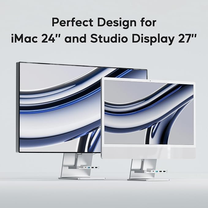 6-in-1 Sliver USB C Hub for iMac