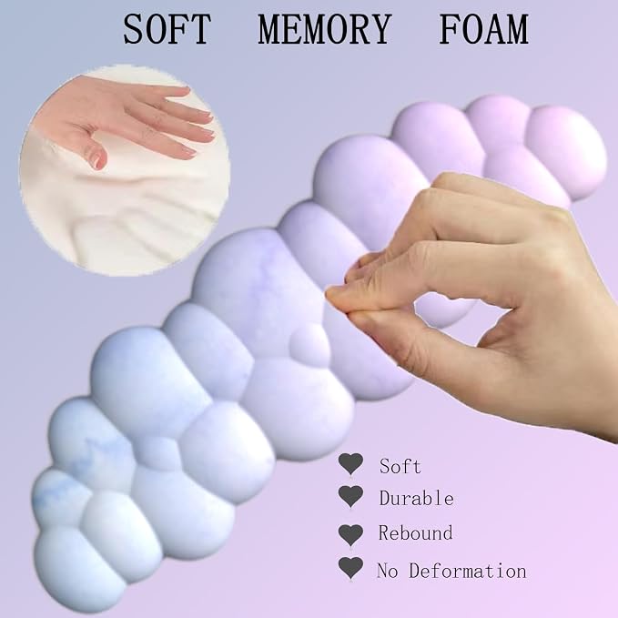 3pcs Silk Blue Pink