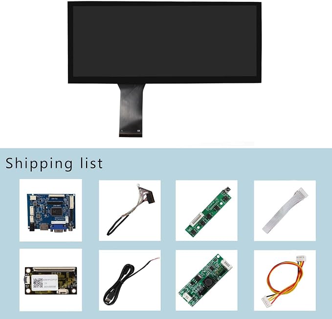 12.3'' touchscreen + board