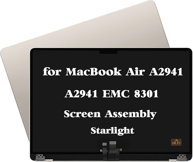 for MacBook Air A2941 M2 Retina EMC 8301 Starlight