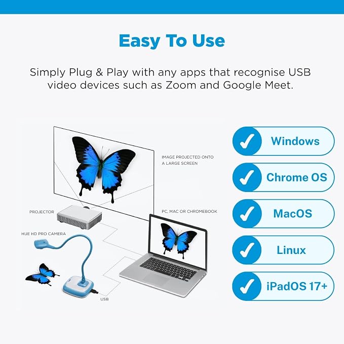 Blue Camera without Carry Case