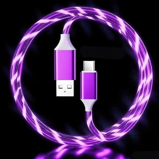 USB A TO C Purple