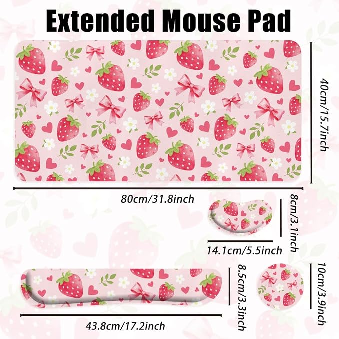 Pink Strawberry Pattern