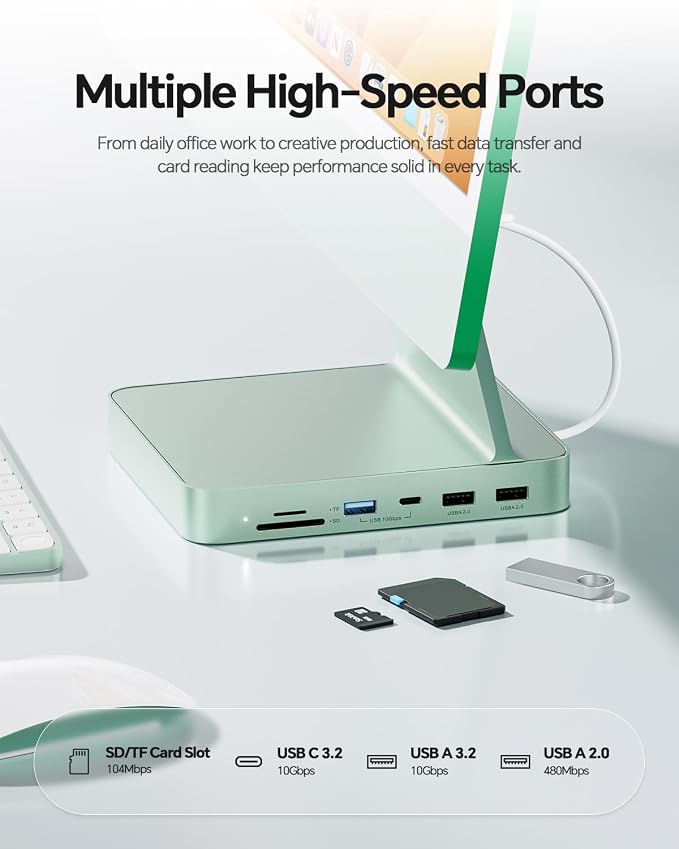 imac usb c hub-green