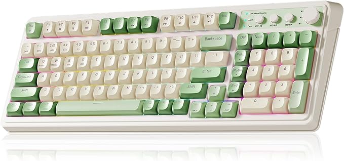 Green & Beige