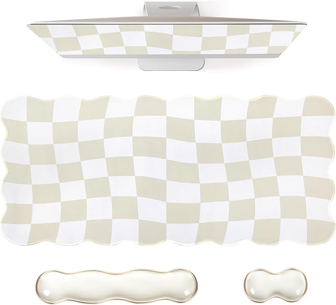 Beige Checkered