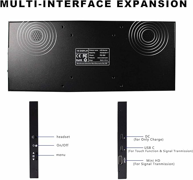 12.3'' Touch Monitor 400 Nits
