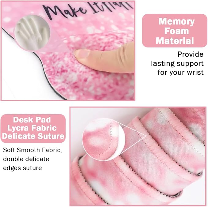4 Pcs Pink Stay Positive