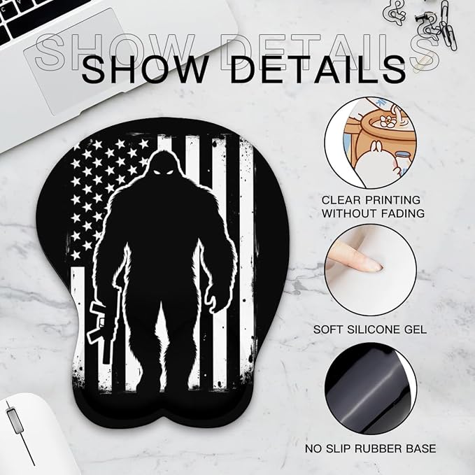 America Flag Gorilla Sasquatch 0