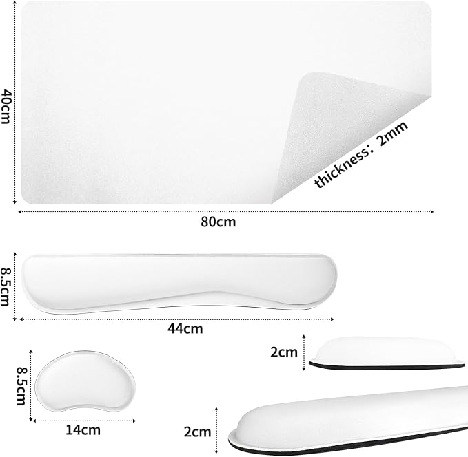 White-wrist Rest