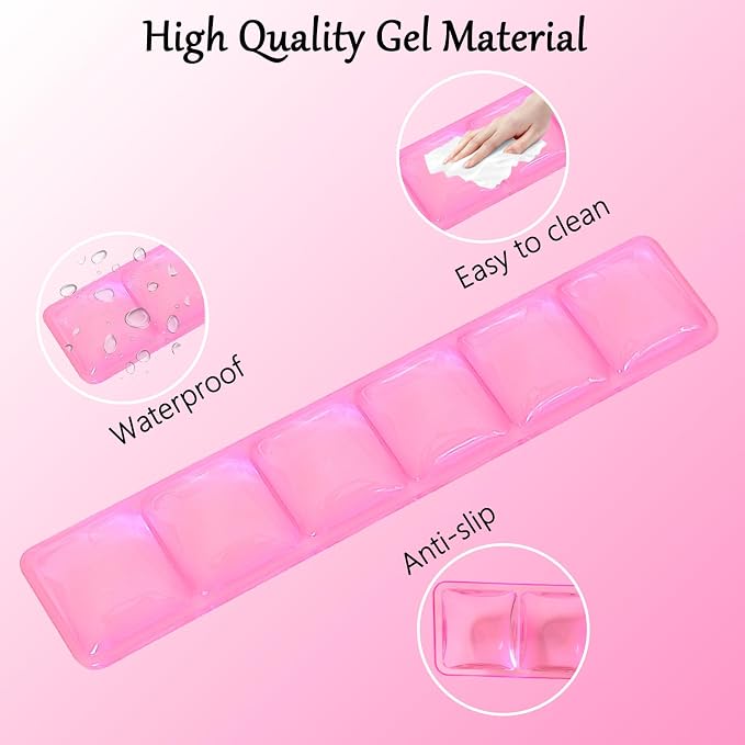 Plaid Pink Wrist Rest Set