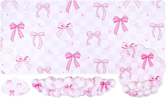 Pink Plaid Bow