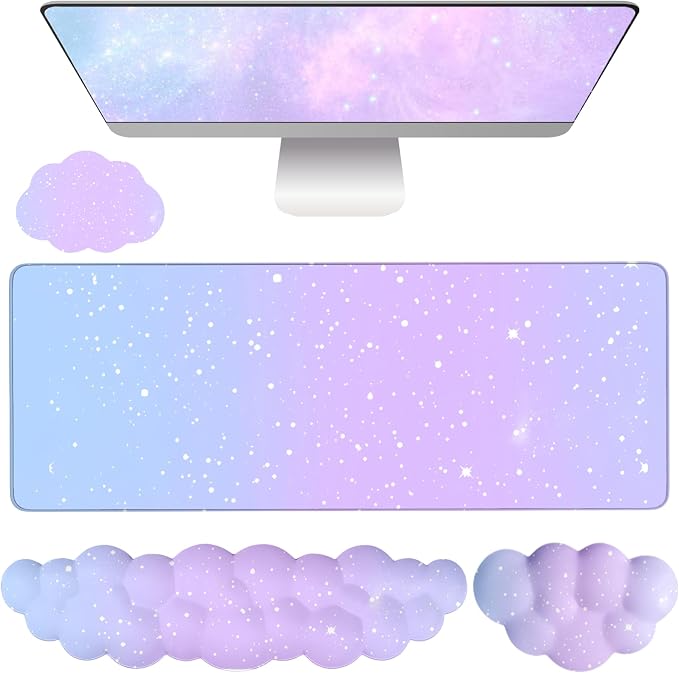 4pcs Purple Blue